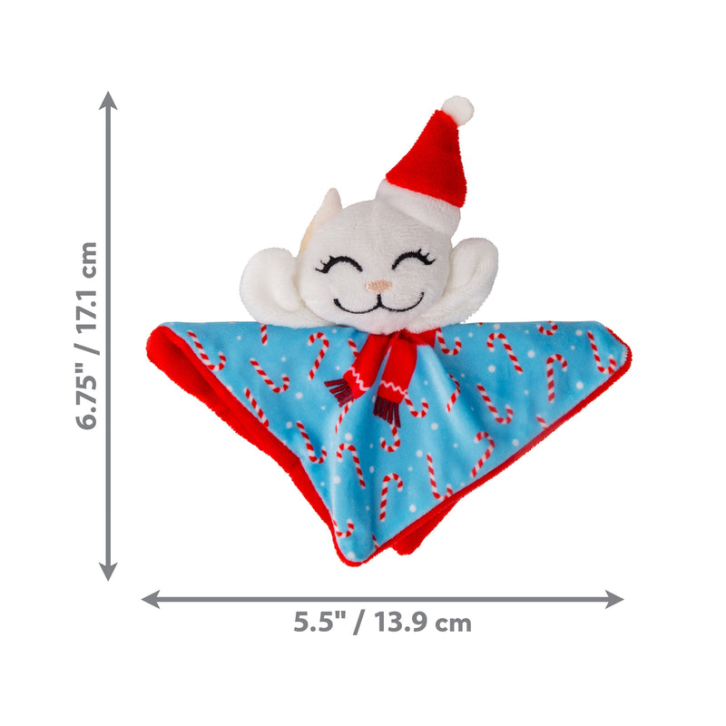 KONG Christmas Crackles Santa Kitty Cat Toy ***