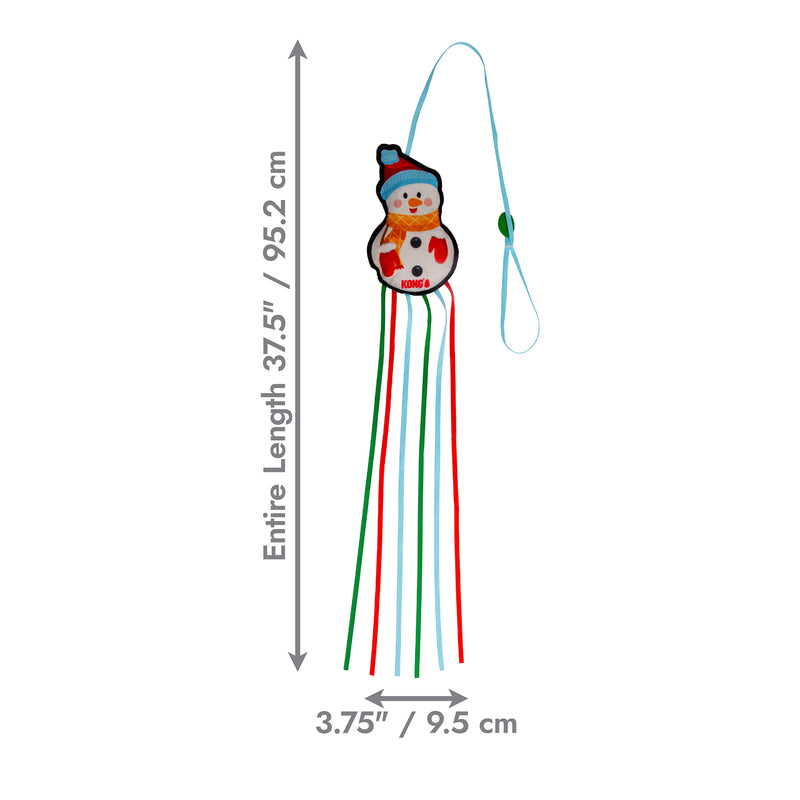 KONG Christmas Teaser Snowman Cat Teaser Toy ***