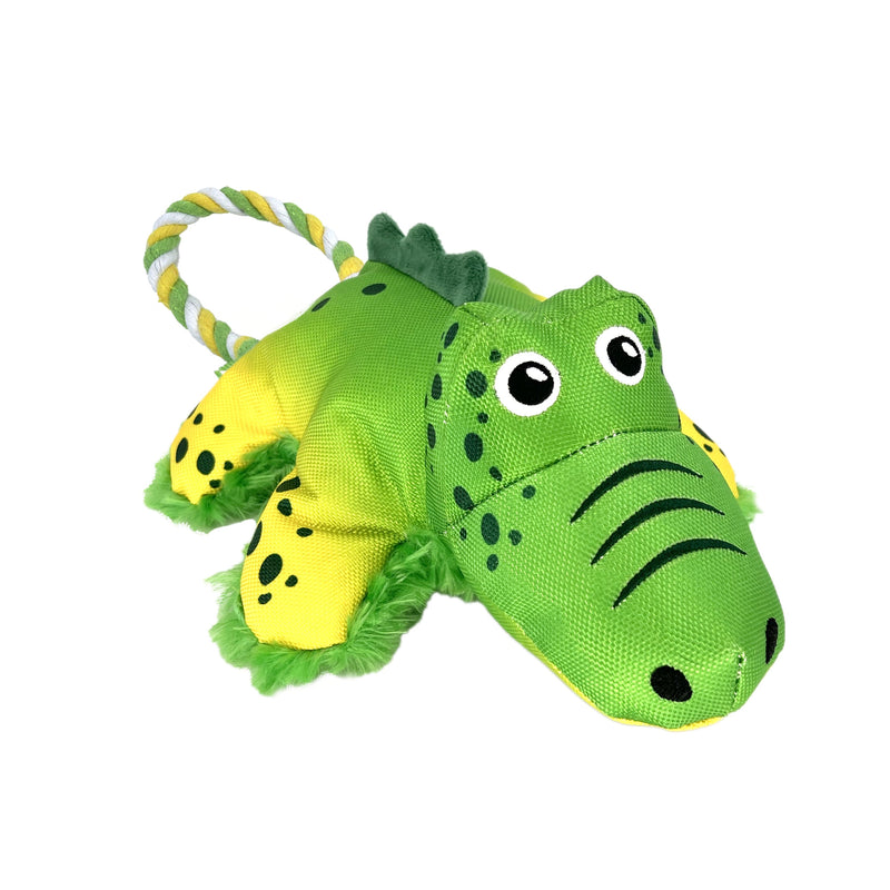 KONG Cozie Tuggz Alligator Small to Medium Dog Toy ^._.^