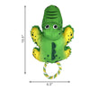 KONG Cozie Tuggz Alligator Small to Medium Dog Toy ^._.^
