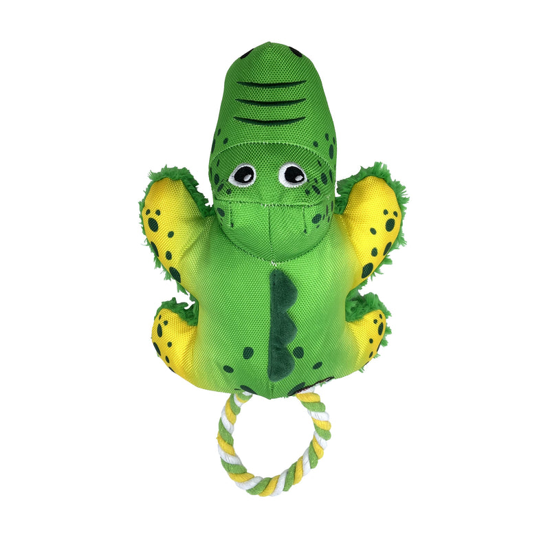 KONG Cozie Tuggz Alligator Small to Medium Dog Toy ^._.^