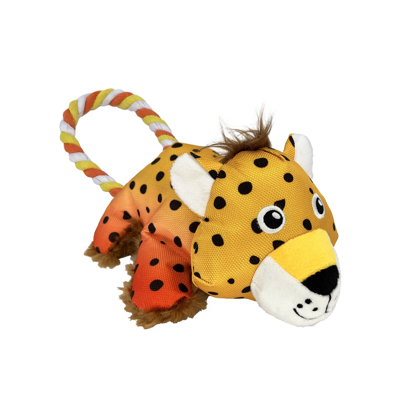 KONG Cozie Tuggz Cheetah Small to Medium Dog Toy ^._.^