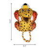KONG Cozie Tuggz Cheetah Small to Medium Dog Toy ^._.^