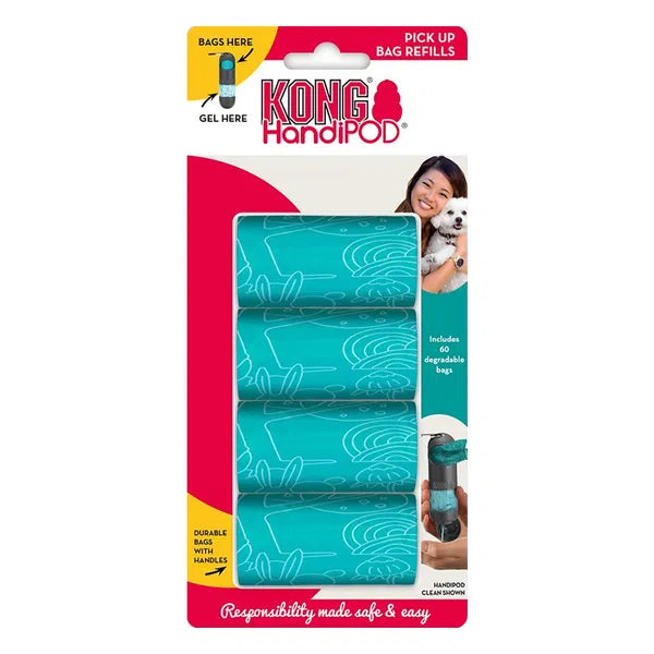 KONG Handipod Regular Pick Up Bag Refill Pack *!*!*-Habitat Pet Supplies