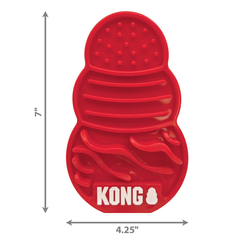 KONG Licks Enrichment Lick Mat Dog Toy Large {)_(}