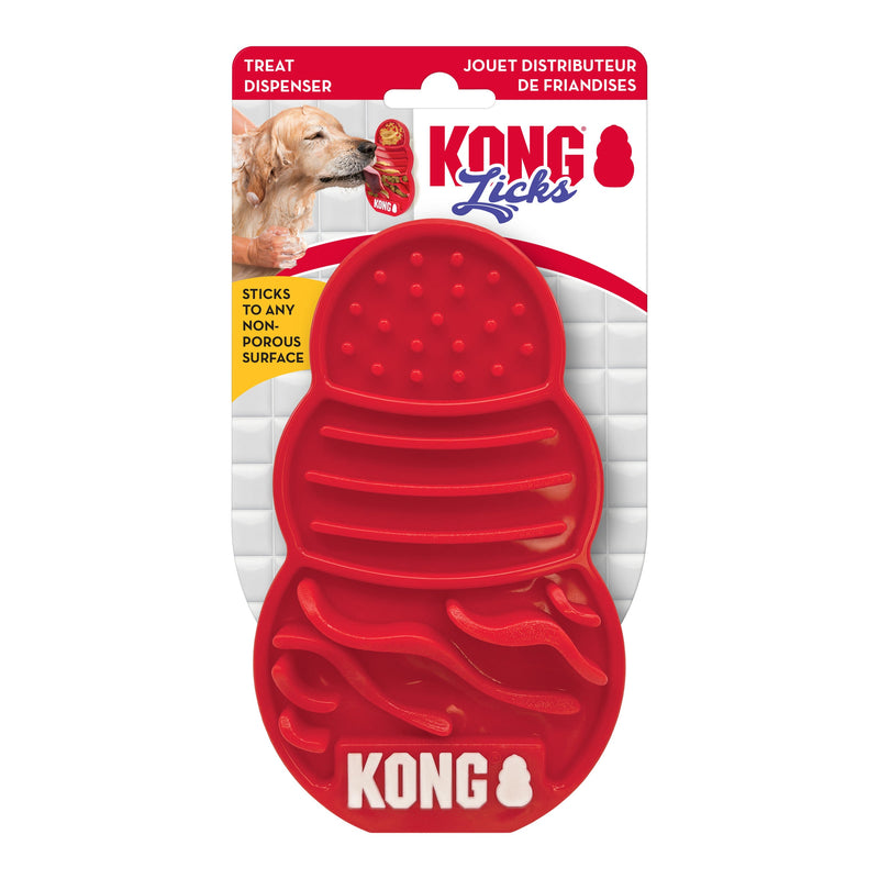 KONG Licks Enrichment Lick Mat Dog Toy Large-Habitat Pet Supplies