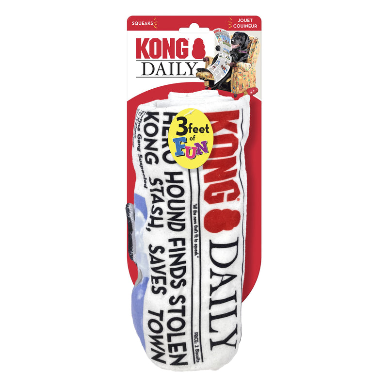 KONG Newspaper Soft Crinkly Dog Toy ^._.^-Habitat Pet Supplies