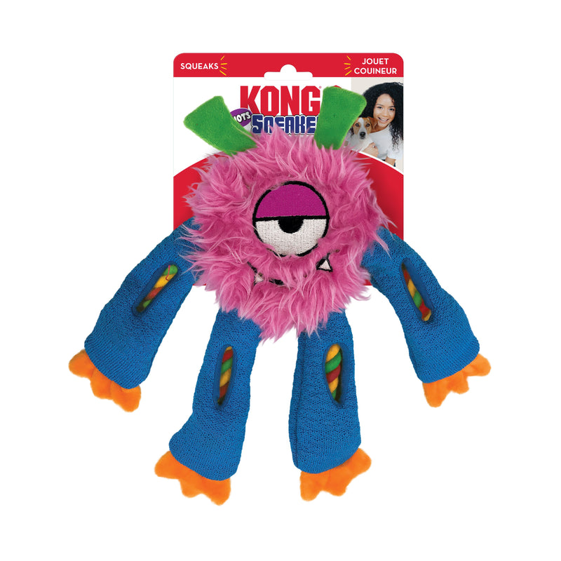 KONG Sneakerz Knots Dog Toy {)_(}-Habitat Pet Supplies