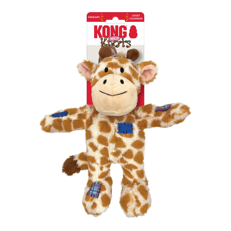 KONG Wild Knots Giraffe Medium to Large Dog Toy {)_(}-Habitat Pet Supplies