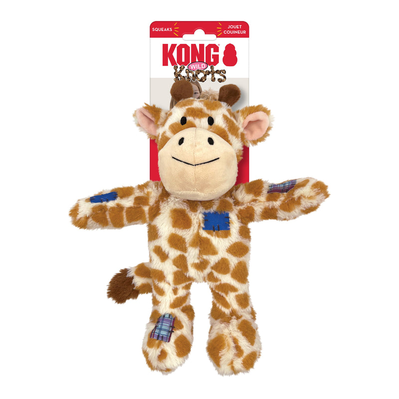 KONG Wild Knots Giraffe Medium to Large Dog Toy-Habitat Pet Supplies