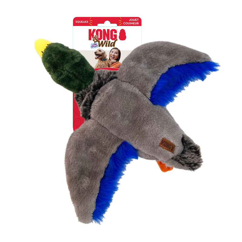KONG Wild Low Stuff Mallard Medium Dog Toy ^._.^-Habitat Pet Supplies