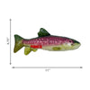 KONG Wild Shields Trout Medium Dog Toy ^._.^