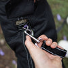 Kazoo Apparel Adventure Coat with Harness Hatch Black Extra Small