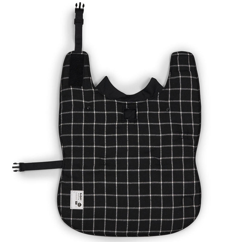 Kazoo Apparel Oilskin Dog Coat Black Large 59.5cm