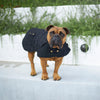 Kazoo Apparel Oilskin Dog Coat Black Medium 46.5cm