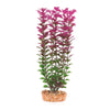 Kazoo Aquarium Artificial Plant Purple and White with Small Leaves 40cm-Habitat Pet Supplies