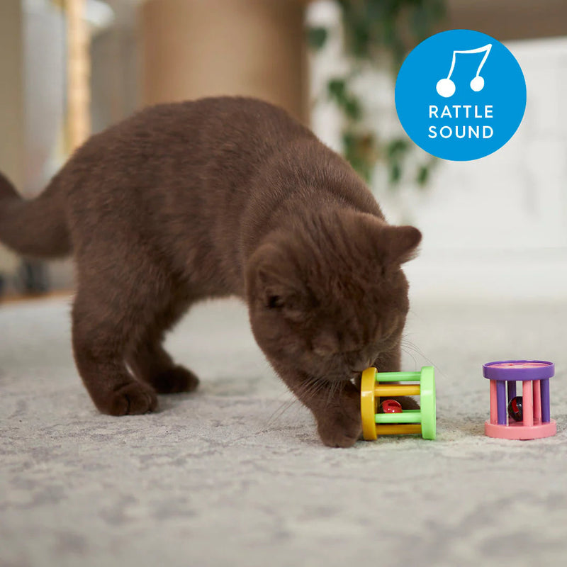 Kazoo Barrel Rattle Cat Toy