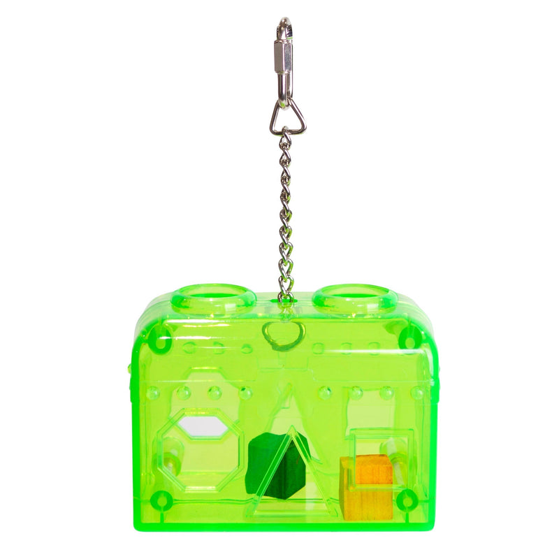 Kazoo Bird Toy Acrylic Puzzle Box Large-Habitat Pet Supplies