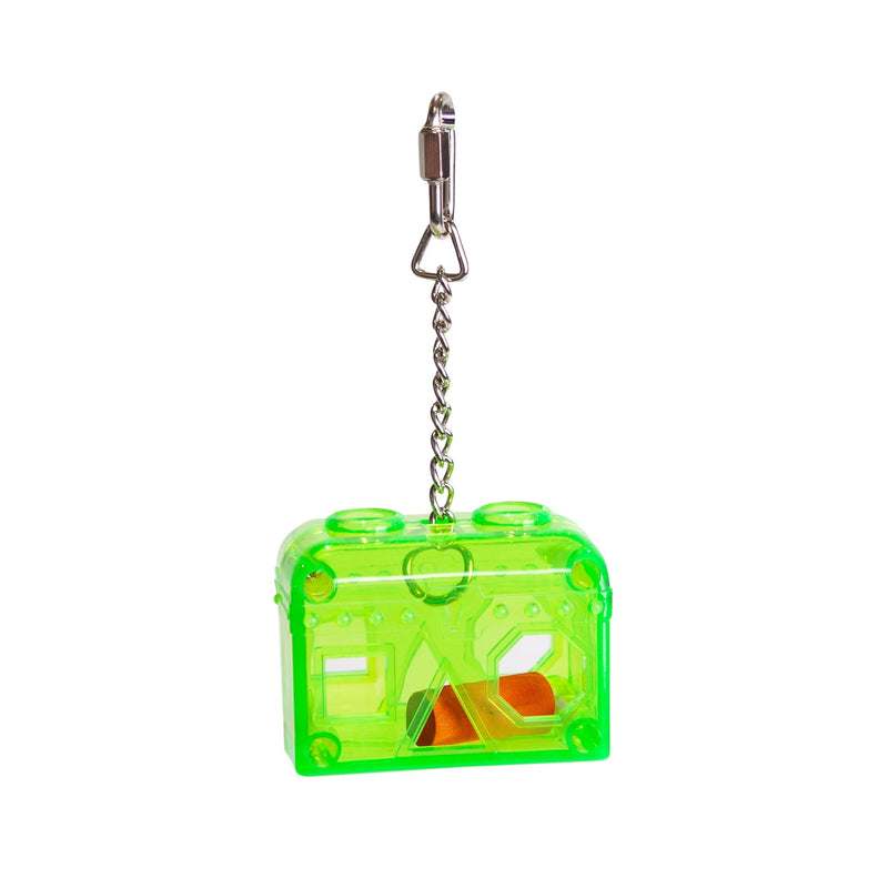 Kazoo Bird Toy Acrylic Puzzle Box Small-Habitat Pet Supplies