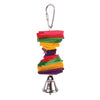 Kazoo Bird Toy Rectangle Chips and Bell Small-Habitat Pet Supplies