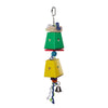Kazoo Bird Toy Twin Ball and Cardboard Foraging Toy-Habitat Pet Supplies