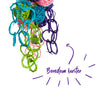 Kazoo Bird Toy Wicker Ball Bouquet Large