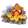 Kazoo Bubbling Coral with Hidden Fish Medium Fish Tank Ornament-Habitat Pet Supplies