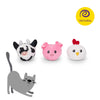 Kazoo Cat Toy Farm Friends Assorted Styles-Habitat Pet Supplies