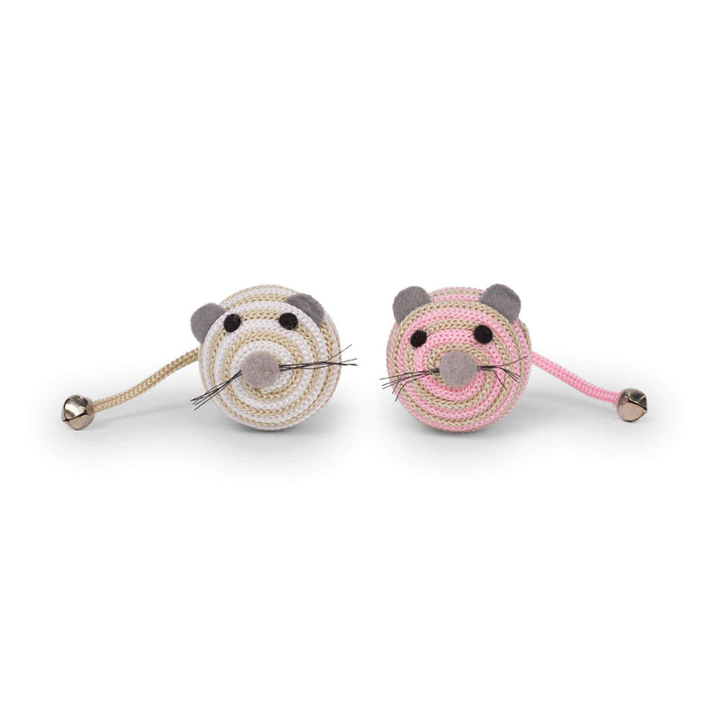 Kazoo Cat Toy Jingle Mouse Assorted Colours-Habitat Pet Supplies