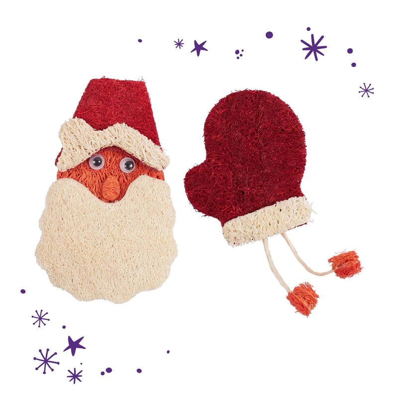 Kazoo Christmas Santa Nibbler Rabbit and Guinea Pig Toy***