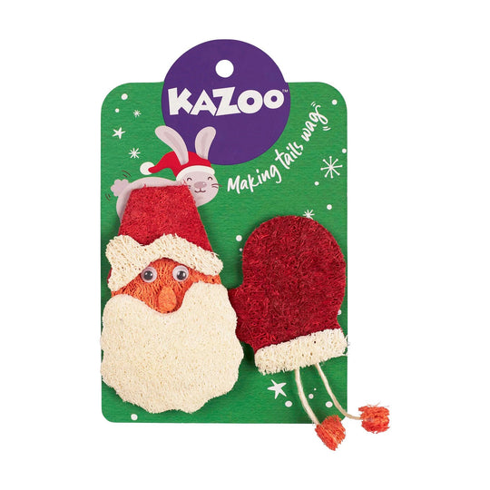 Kazoo Christmas Santa Nibbler Rabbit and Guinea Pig Toy***