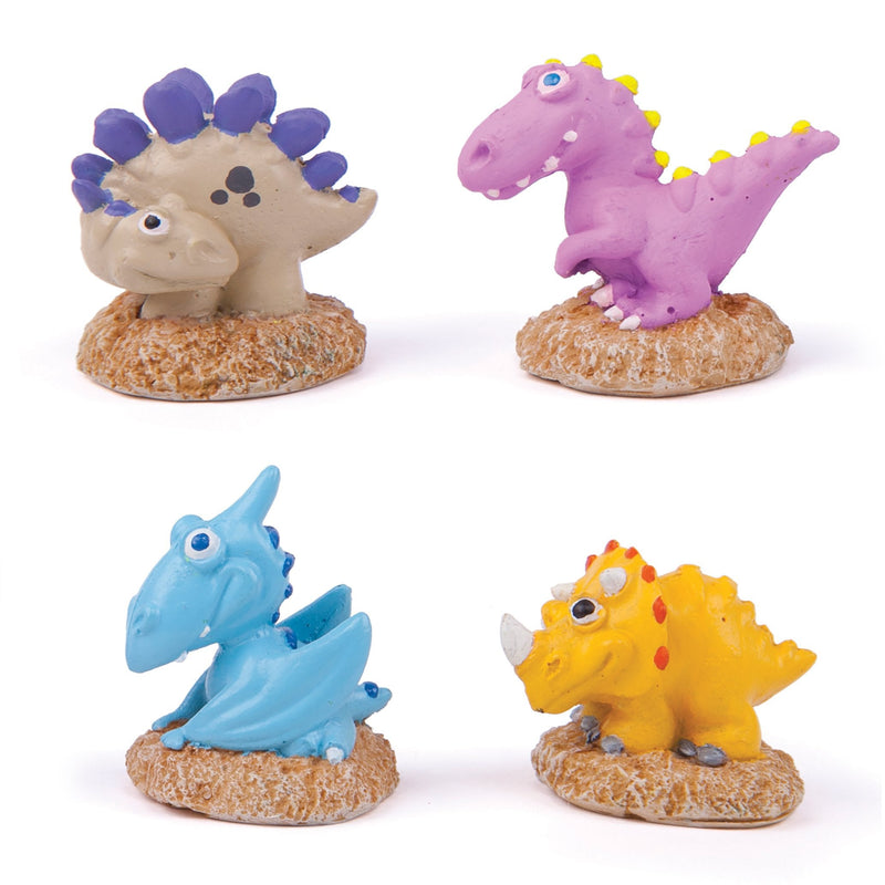 Kazoo Dinosaur Mini Assorted Fish Tank Ornament-Habitat Pet Supplies