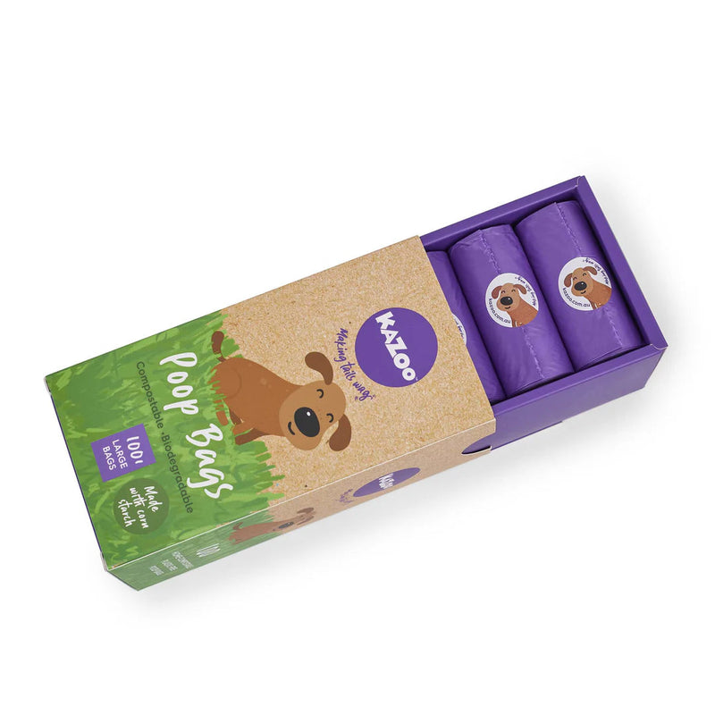 Kazoo Eco Friendly Compostable Poop Bags 100 Pack***