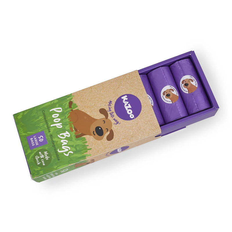 Kazoo Eco Friendly Compostable Poop Bags 50 Pack***