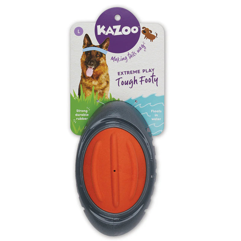 Kazoo Extreme Play Tough Footy Dog Toy Large-Habitat Pet Supplies