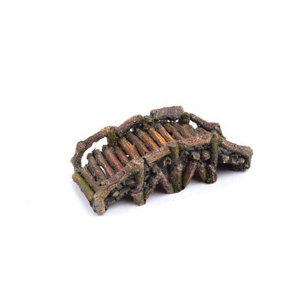 Kazoo Log Bridge Mini Fish Tank Ornament-Habitat Pet Supplies
