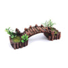 Kazoo Log Bridge Small Fish Tank Ornament-Habitat Pet Supplies