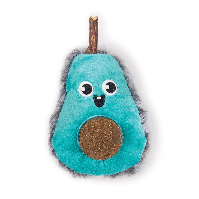 Kazoo Playful Avocado Cat Toy-Habitat Pet Supplies