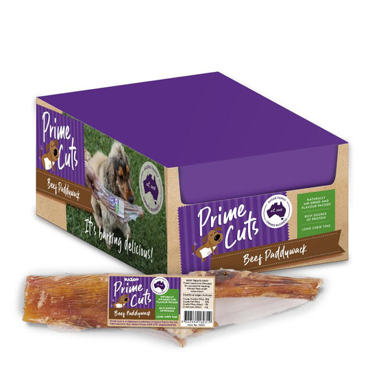Kazoo Prime Cuts Beef Paddywack Dog Treat x20