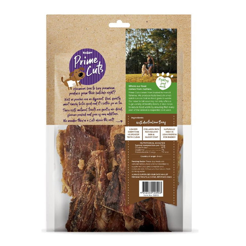Kazoo Prime Cuts Beef Tendon Dog Treats 500g