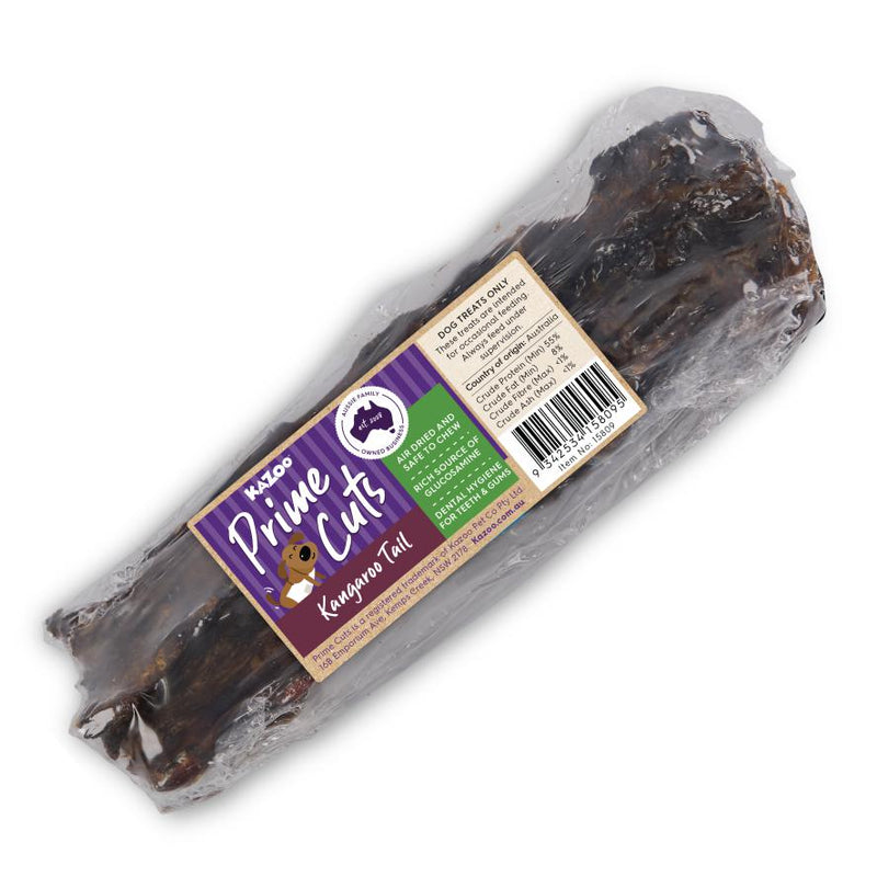Kazoo Prime Cuts Kangaroo Tail Dog Treat x10
