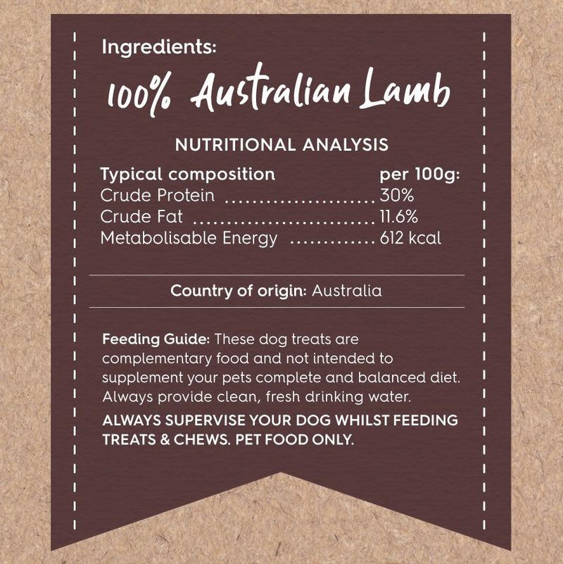 Kazoo Prime Cuts Lamb Shank Dog Treat 2 Pack