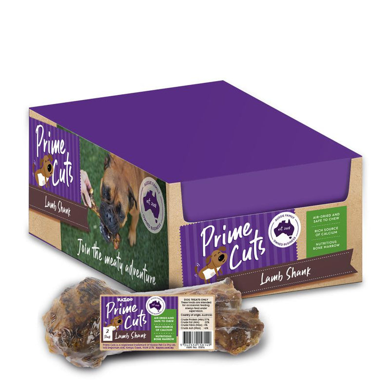 Kazoo Prime Cuts Lamb Shank Dog Treat 2 Pack x10-Habitat Pet Supplies