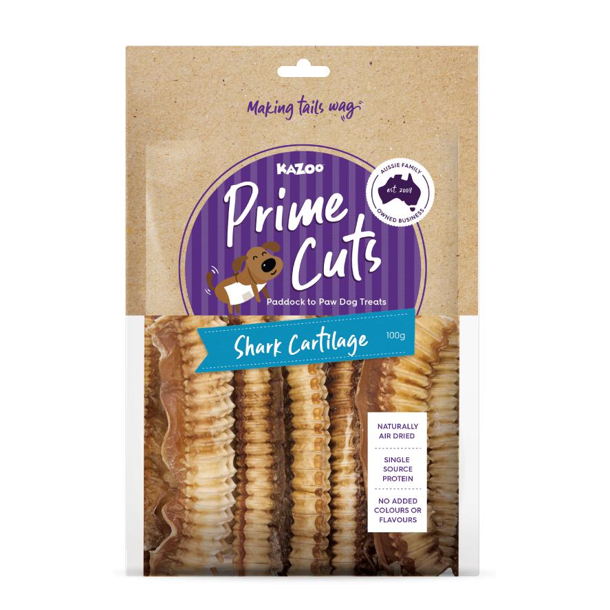 Kazoo Prime Cuts Shark Cartilage Dog Treats 100g-Habitat Pet Supplies
