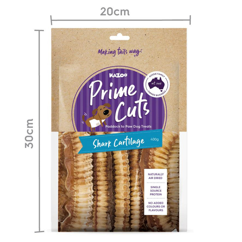 Kazoo Prime Cuts Shark Cartilage Dog Treats 400g ^._.^