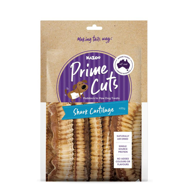 Kazoo Prime Cuts Shark Cartilage Dog Treats 400g ^._.^-Habitat Pet Supplies