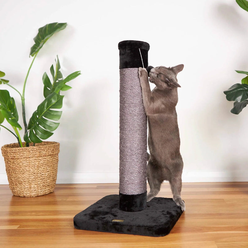 Kazoo Scratching Post Ash Plush Medium