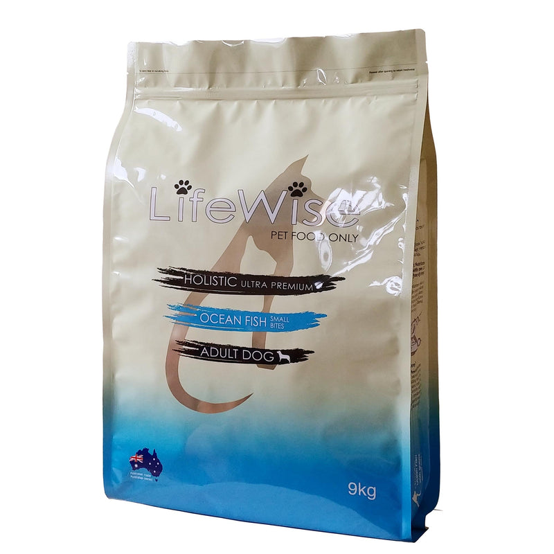 LifeWise Ocean Fish with Lamb Small Bites Dry Dog Food 9kg-Habitat Pet Supplies