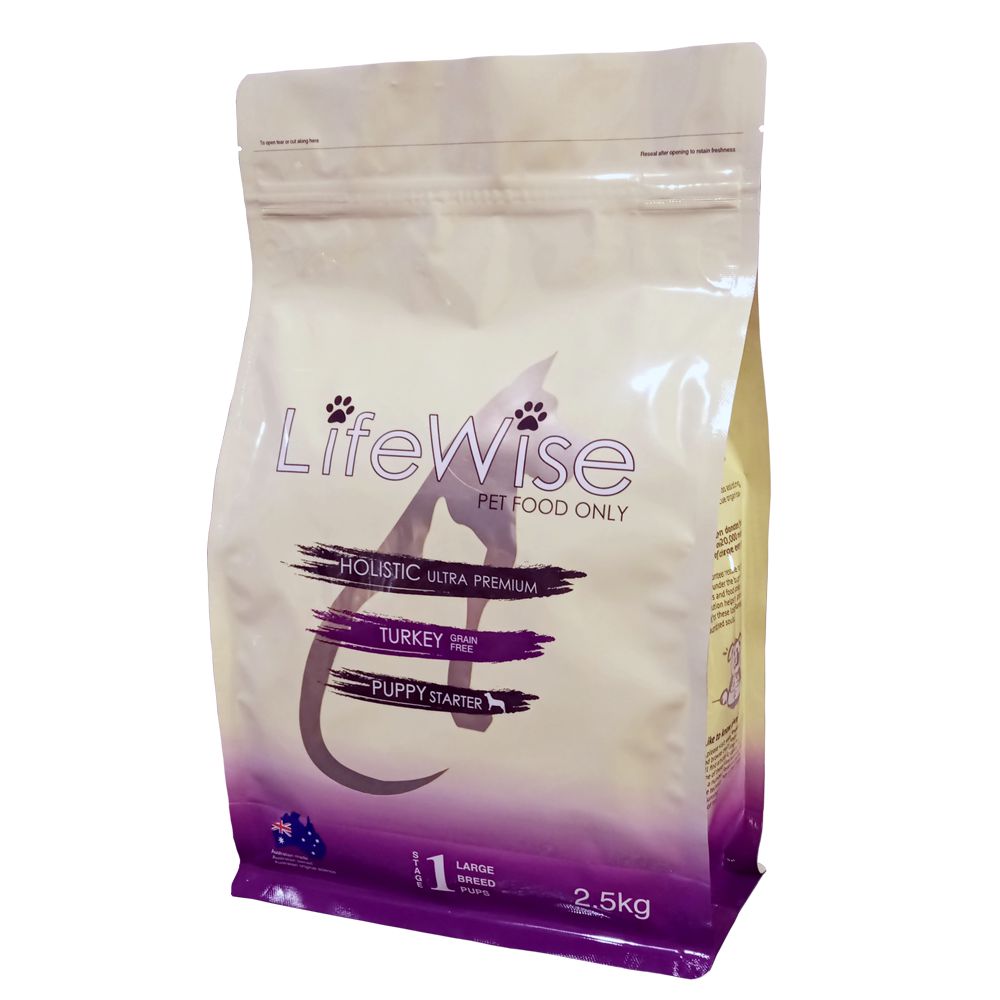 LifeWise Puppy Stage 1 Grain Free Starter Turkey Large Breed Dry Dog Food 2.5kg Habitat Pet Supplies