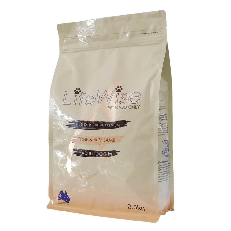LifeWise Tone and Trim Lamb Dry Dog Food 2.5kg-Habitat Pet Supplies